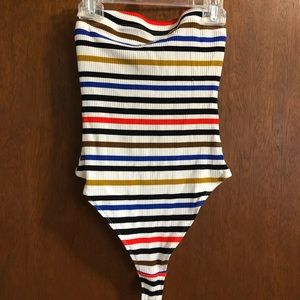 Urban Outfitters Strapless Bodysuit